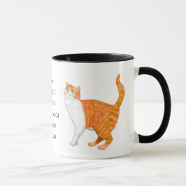 Caneca Do "caneca da campainha do gato gengibre"