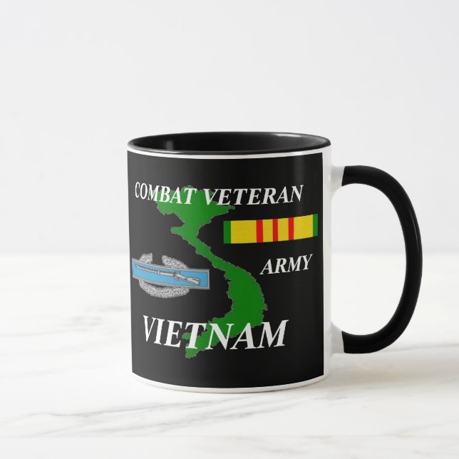 Caneca Do "canecas de café do veterano de Vietnam do (Direita)