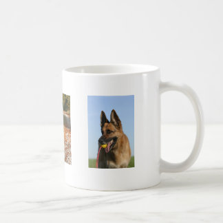 Caneca do cão de german shepherd