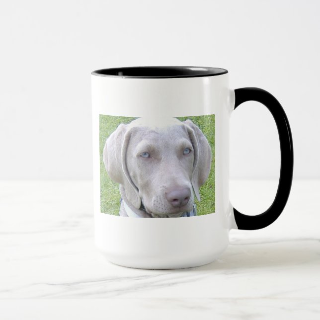 Caneca do cão de Weimaraner (Direita)