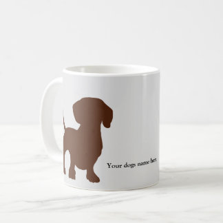 Caneca do cão do Dachshund