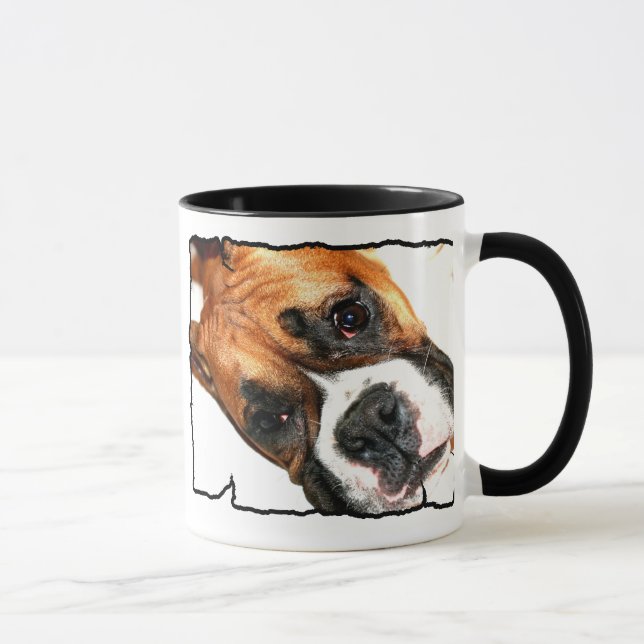 Caneca do cão do pugilista (Direita)