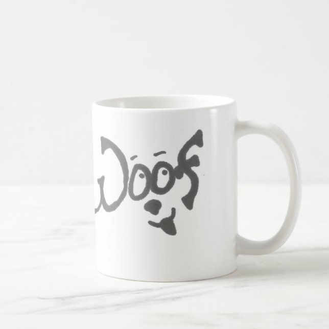 Caneca do cão do Woof do amante do animal de (Direita)
