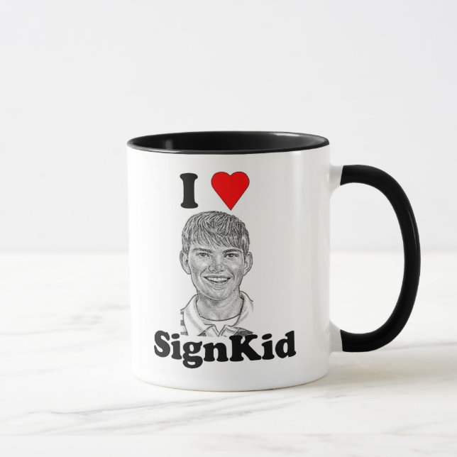 Caneca do CAOS de SignKid (Direita)