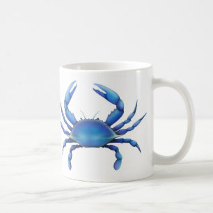 Caneca do caranguejo azul