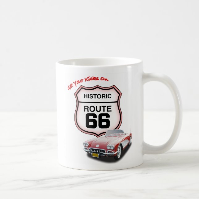 Caneca do carro da rota 66 (Direita)