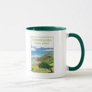 Caneca do Cartaz de Viagem de Connemara