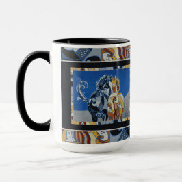 Caneca do cavalo, caneca dobro do cavalo, dois