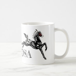 caneca do cavalo do appaloosa