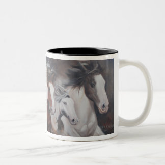Caneca do cavalo do funcionamento do cigano