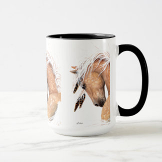 Caneca do cavalo do Palomino por Bihrle