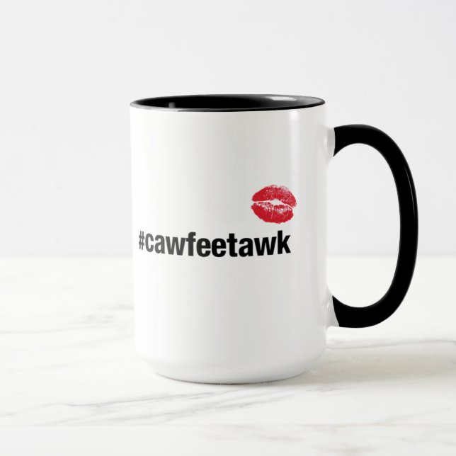 Caneca do #cawfeetawk (grande) (Direita)