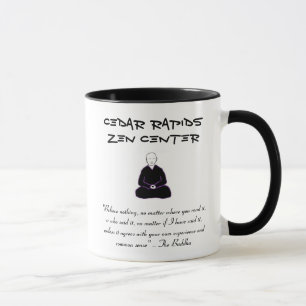 Caneca do centro do zen de Cedar Rapids com