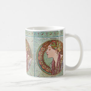 Caneca do chá do café de Nouveau da arte do lour