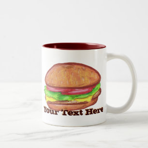 Caneca do cheeseburger