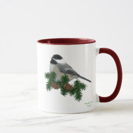 Caneca do Chickadee (pinho)