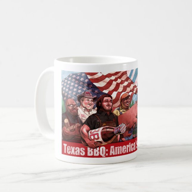 Caneca do CHURRASCO de Texas (Frente Esquerda)