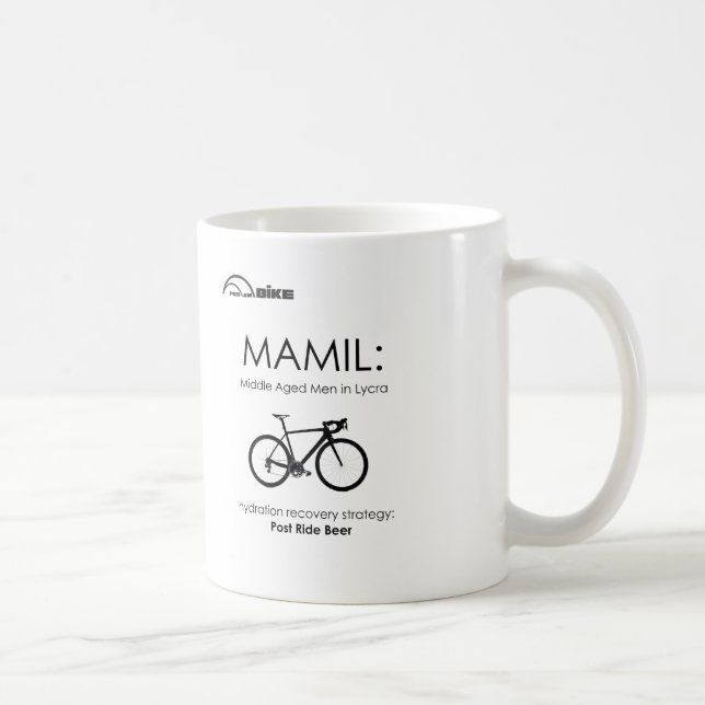 Caneca do ciclismo - hidratação de MAMIL (Direita)