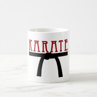Caneca do cinturão negro do karaté