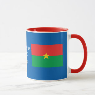 Caneca do clássico da crista de Burkina Faso