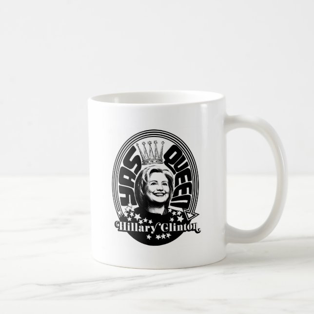 Caneca do clássico da rainha de Hillary Clinton (Direita)