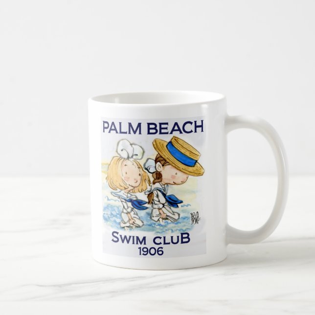 Caneca do clube 1906 da natação do Palm Beach (Direita)