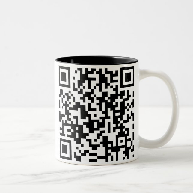 Caneca do código de QR (Direita)