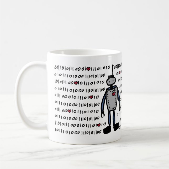 Caneca do código do amor (Esquerda)
