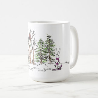 Caneca do coelho de Snowshoeing