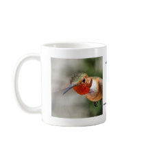 Caneca do colibri de Allen masculino