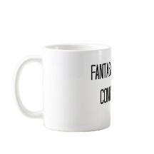 caneca do comissário do futebol da fantasia