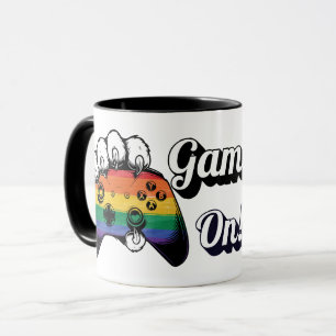 Caneca do Controle Tiger Paw LGBT Pride Game On 20