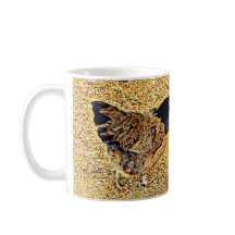 Caneca do copo de café do galo/chá