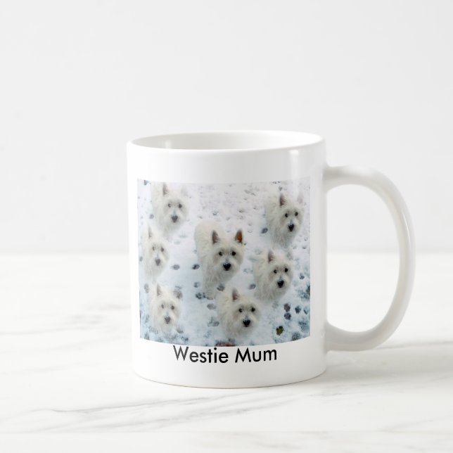 Caneca do copo de Westie PARA um presente do (Direita)