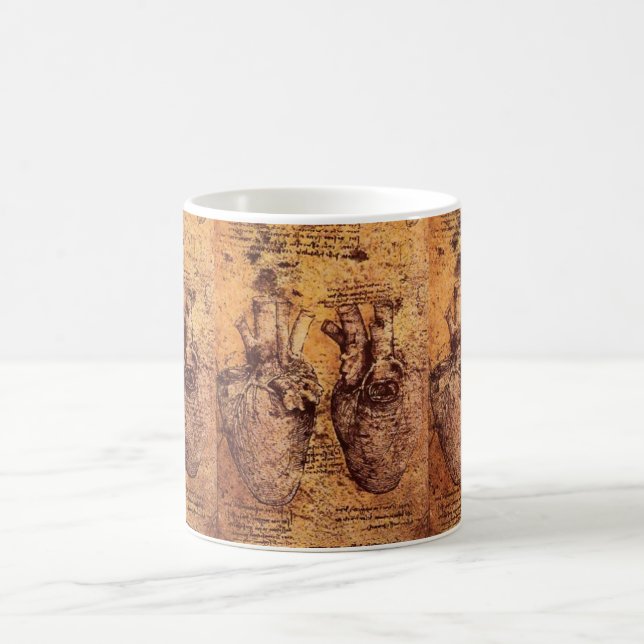Caneca do coração de Leonardo da Vinci (Centro)