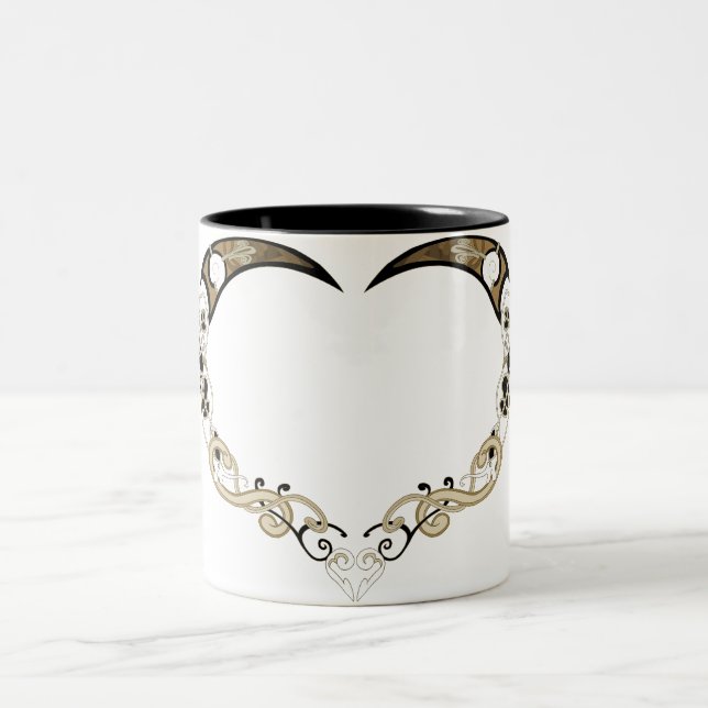 Caneca do coração de Viking (Centro)