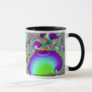 Caneca do costume do Fractal C~09