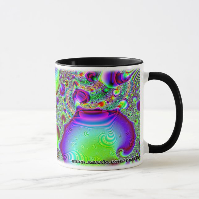 Caneca do costume do Fractal C~09 (Direita)