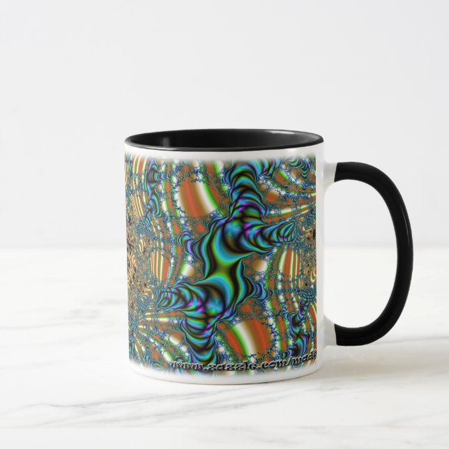 Caneca do costume do Fractal C~10 (Direita)