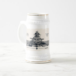 Caneca do Couraçado Bismarck Stein