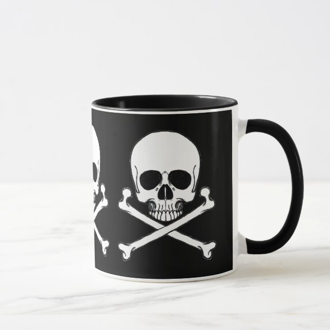 Caneca do crânio do pirata (Direita)