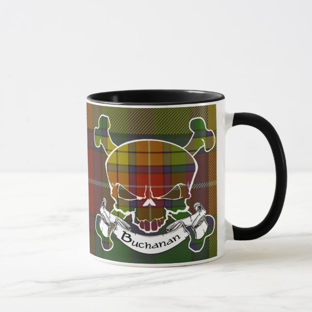 Caneca do crânio do Tartan de Buchanan (Direita)