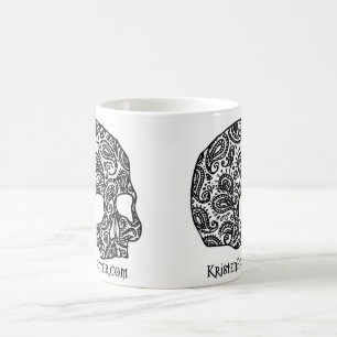 Caneca do crânio - padrão