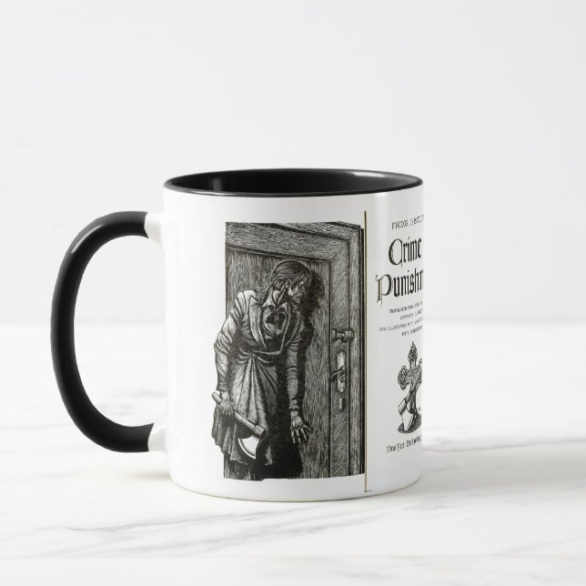 Caneca do crime e da punição 11oz (Esquerda)