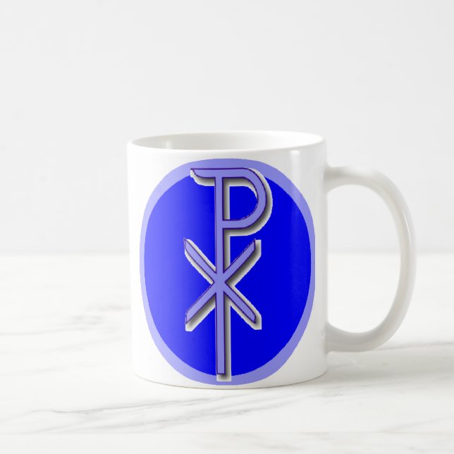 Caneca do cristo de CHI-RHO (Direita)