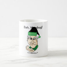 Caneca do Curmudgeon do papai noel