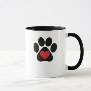 Caneca do ~ da pata do amor