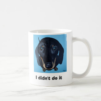 Caneca do Dachshund - eu não a fiz