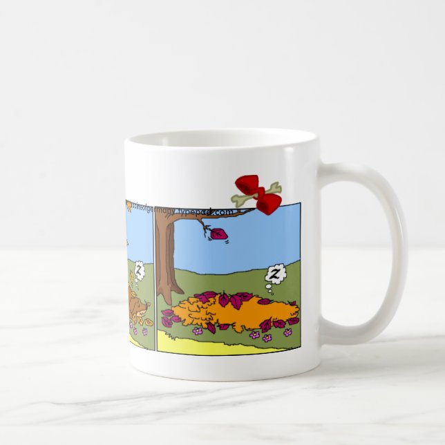 Caneca do Dachshund: Queda (Direita)