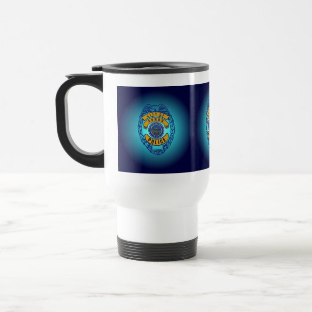 Caneca do departamento da polícia de Akron Ohio (Esquerda)